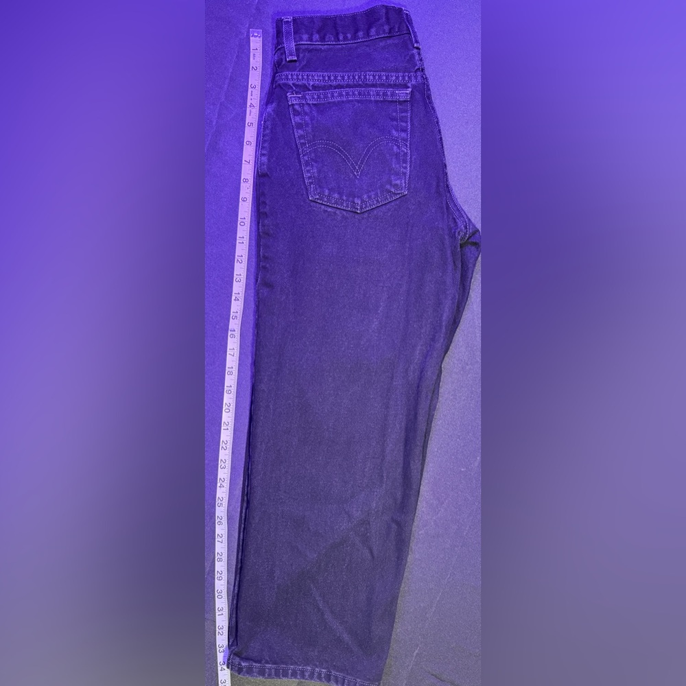 Levi's Kids 550 Black Straight Jeans 10H 30W 26L - Picture 7 of 7